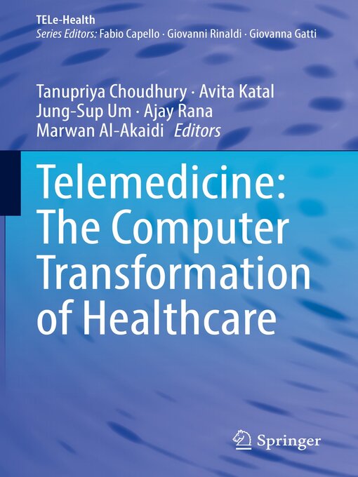 Title details for Telemedicine by Tanupriya Choudhury - Available